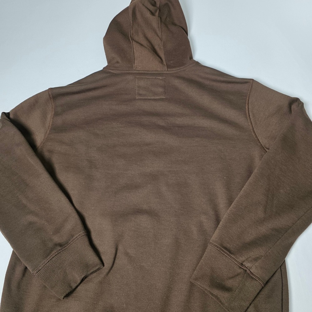 Realtree Hoodie Men Medium Brown Camo American Flag Fleece Pullover Sweatshirt - Picture 8 of 10